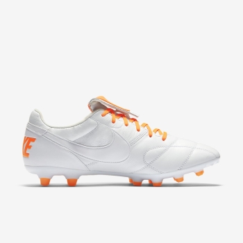 Nike Premier II FG - Fodboldstøvler - Hvide/Rød | DK-60925
